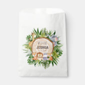 Party für personalisierte Safari-Tiere Geschenktütchen (Vorderseite)