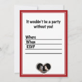 Party für Pferdeliebhaber Einladung (Rückseite)