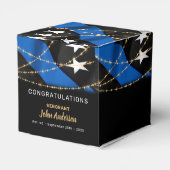 Party für Polizeibeamte Einziehung von Thin Blue L Geschenkschachtel (Rückseite)