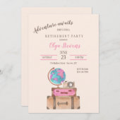 Party für Reisende Einladung (Vorne/Hinten)