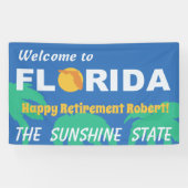 Party für Rentenzahlungen nach Florida Banner (Horizontal)