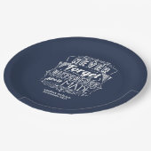 Party für Rentenzahlungen Vergessen Sie nie Pappteller (Schrägansicht)