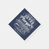 Party für Rentenzahlungen Vergessen Sie nie Serviette (Ecke)