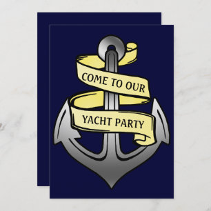Party für Schiffsanker Einladung