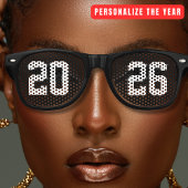 Party für Schwarzes Silvester Partybrille