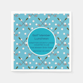 Party für Sonderveranstaltungen für Golfspieler Serviette