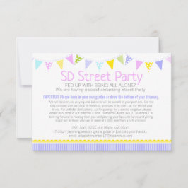 Party für soziale Distanzierung Einladung