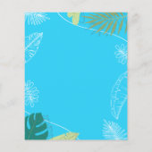 Party für Spaß und Farben im Pool | Palm Schwimmen (Rückseite)