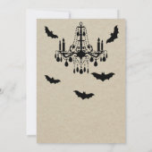 Party für Spinnen und Spitzen Kostüme Einladung au (Rückseite)