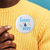 Party für Team Boy Blue Gender Button