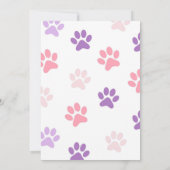 Party für tierärztliche Kindergeburtstage Einladung (Rückseite)