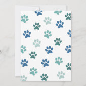 Party für tierische Kindergeburtstag Einladung (Rückseite)