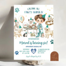 Party für tierische Kindergeburtstag