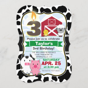 Party für tierischen Kindergeburtstag Einladung