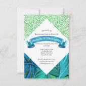 Party für tropische Dschungeltiere Einladung (Vorderseite)