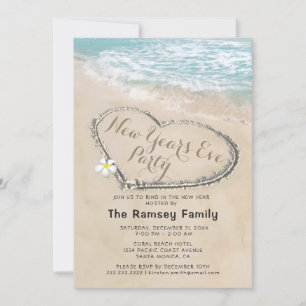 Party für tropische Themenbereiche Einladung