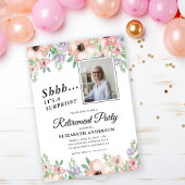 Party für Überraschungen Ruhestand Elegante Pastel Einladung