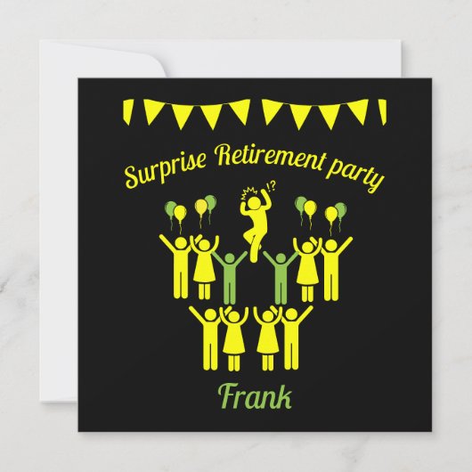Party für Unternehmensruhestand (Vorderseite)