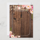 Party für Unternehmensruhestand Boho Floral Einladung (Rückseite)