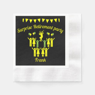 Party für Unternehmensruhestand Serviette