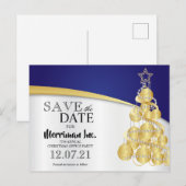 Party für Urlaubsbüros - Save the Date Ankündigungspostkarte (Vorne/Hinten)