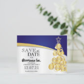 Party für Urlaubsbüros - Save the Date Ankündigungspostkarte (Stehend Vorderseite)