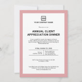 Party für Veranstaltungen im Unternehmen "Custom C Einladung (Vorderseite)