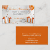 Party für Veranstaltungen - Miete Visitenkarte (Vorne/Hinten)