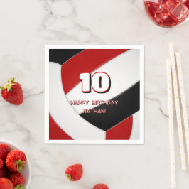 Party für Volleyball Serviette