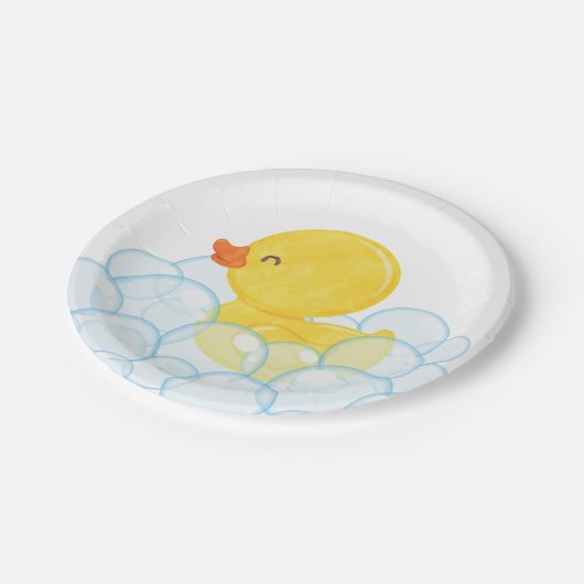 Party für Wasserfarben Pappteller (Schrägansicht)