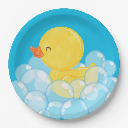 Party für Wasserfarben Pappteller (Vorderseite)