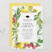 Party für Wasserfarben und Cranberry Einladung (Vorne/Hinten)