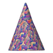 Party für Wasserfarbmuster Partyhütchen (Rechts)