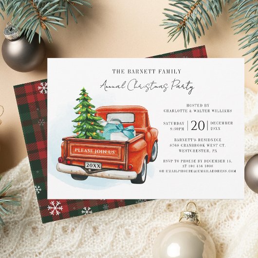 Party für Weihnachten Einladung