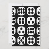 Party für Würfelrollen Einladung (Rückseite)