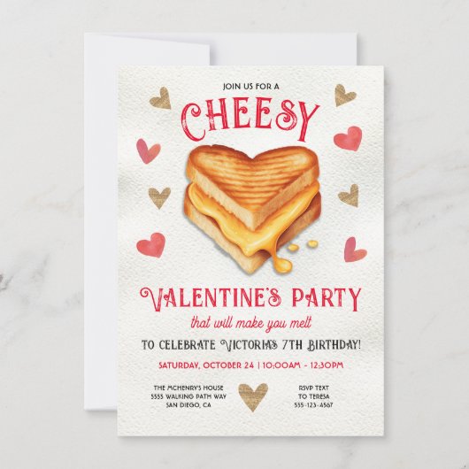 Party "Galentines Day" Einladung (Vorderseite)