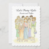 Party Gals Einladung (Vorderseite)
