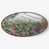 Party "Gartengarten im Garten" Pappteller (Schrägansicht)