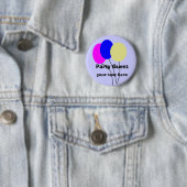 Party Gast, Schaltfläche Button (Beispiel)