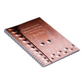 Party Gästebuch, Imitate Rusty Metal Notizblock (Rechte Seite)