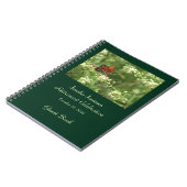 Party Gästebuch, Orange Butterfly Notizblock (Linke Seite)