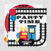 Party Geburtsdatum Einladung (Vorne/Hinten)