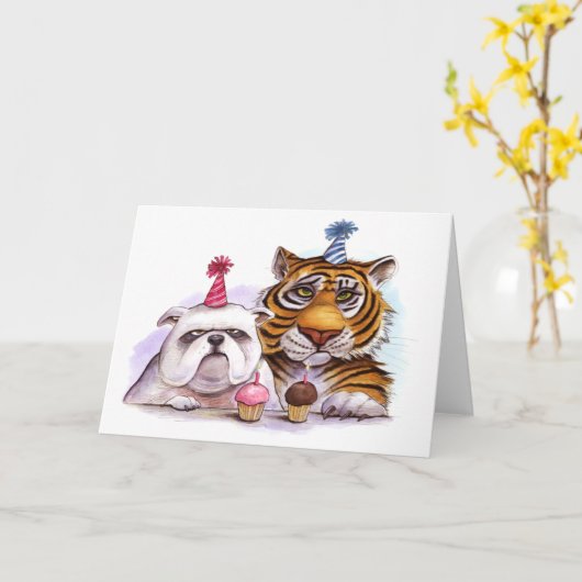 Party Geburtskarte Karte (Gelbe Blume)