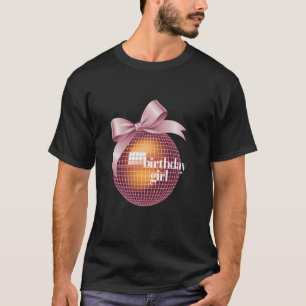 Party Geburtstag Coquette Ball Lustiger Bogen Disc T-Shirt