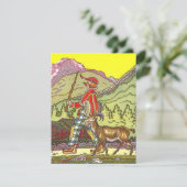 Party-Geburtstag EINLADUNGEN Schweizer Alpen-Heidi (Stehend Vorderseite)