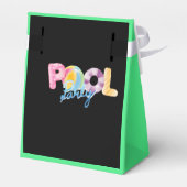 Party-Geburtstag Geschenkschachtel (Rückseite)