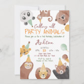 Party Geburtstagsfeier Einladung (Vorderseite)