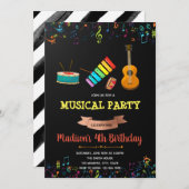 Party Geburtstagsfeier Einladung (Vorne/Hinten)