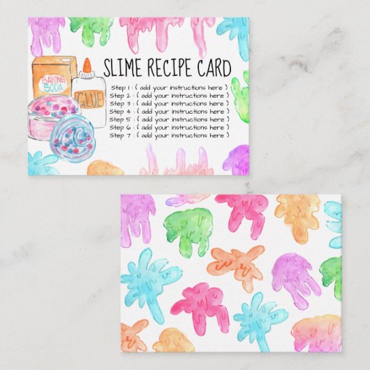 Party-Geburtstagskarte Begleitkarte (Vorne/Hinten)