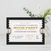 Party Geburtstagsparty Eintrittskarte Einladung (Stehend Vorderseite)